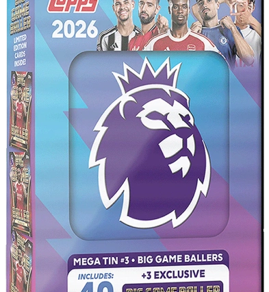 Topps Premier League 2026 - Debut Edition - Mega Tin (Big Game Baller)