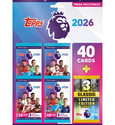 Topps Premier League 2026 - Debut Edition - Mega Multipack